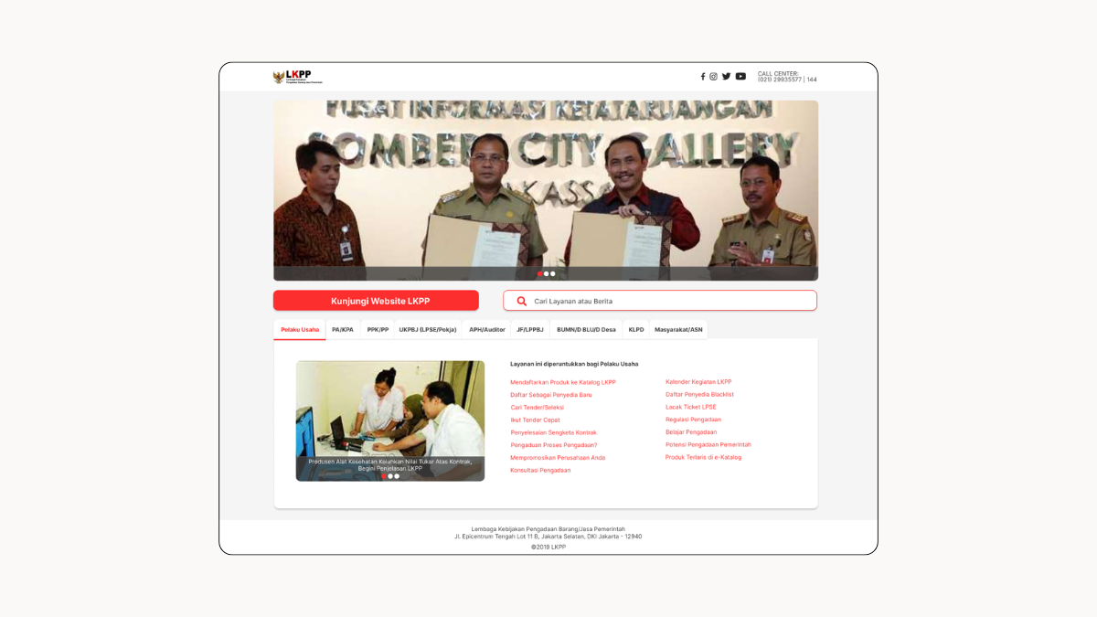 LKPP — Government Procurement Portal